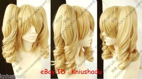 Peruca - Elizabeth Middleford com 2 Ponytail